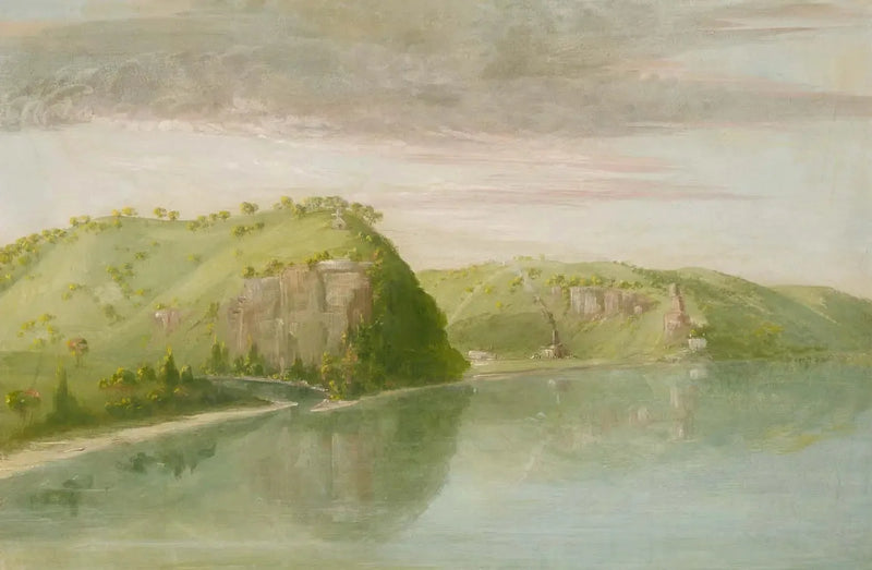 Tombe de Dubuque, Haut-Mississippi - George Catlin