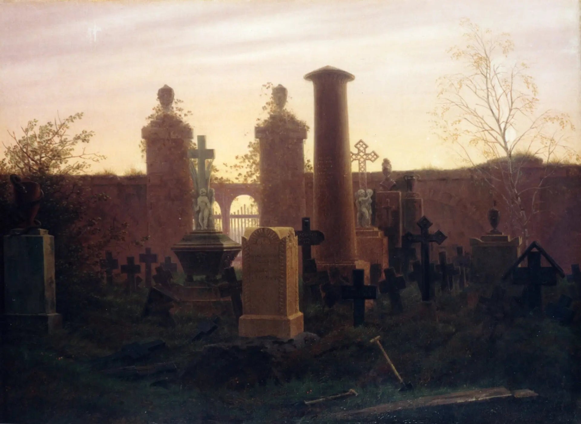 tombe de Kügelgen - Caspar David Friedrich image 1 copie de tableau peinte à la main