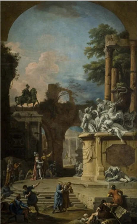 Tombe du duc de Devonshire - Sebastiano Ricci image 1 copie peinte à la main à l’huile