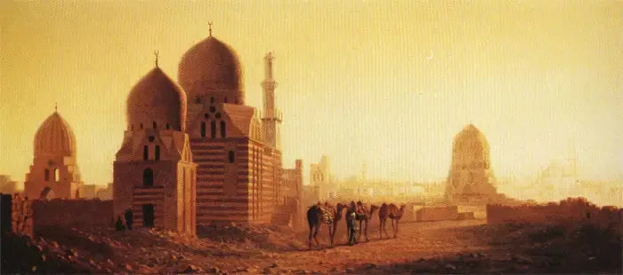 Tombeaux des Mamelouks - Sanford Robinson Gifford image 1 copie peinte à la main à l’huile
