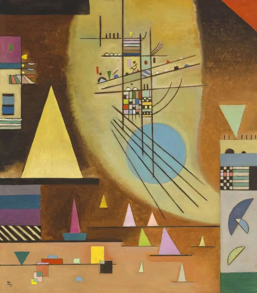Tomber silencieux - Vassily Kandinsky