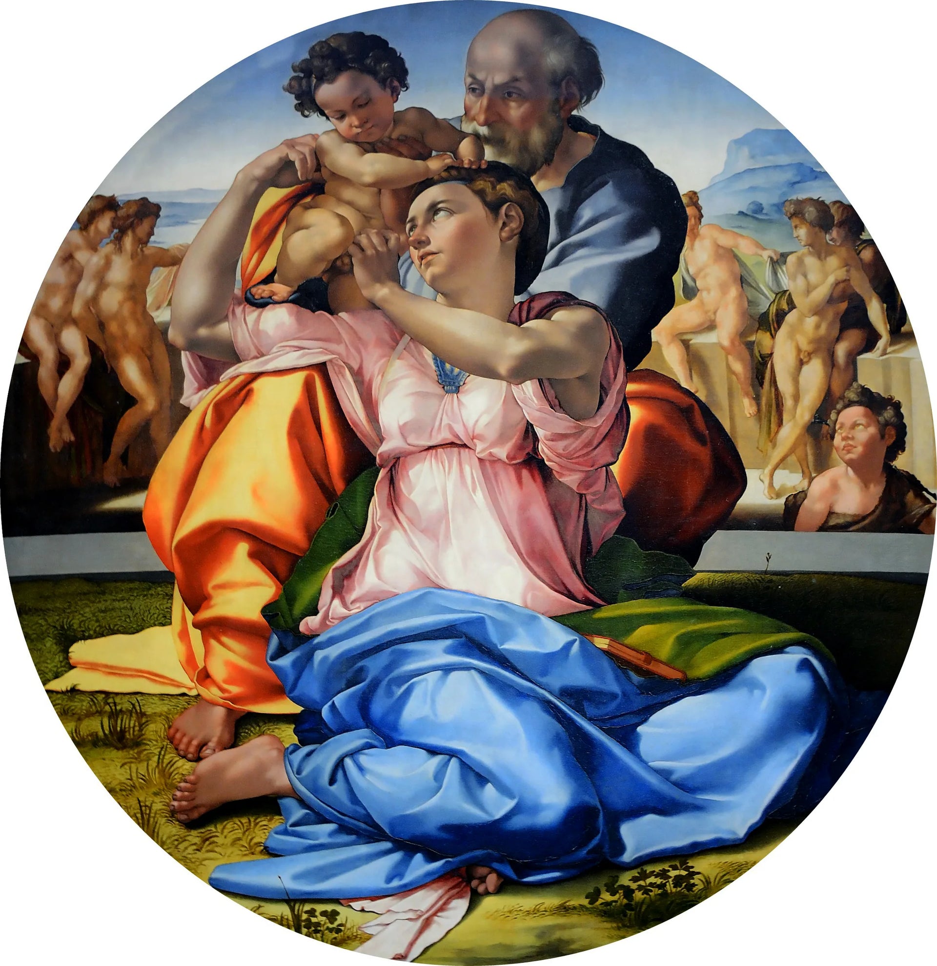 Tondo Doni - Michel-Ange image 1 reproduction d’œuvre d’art à l’huile