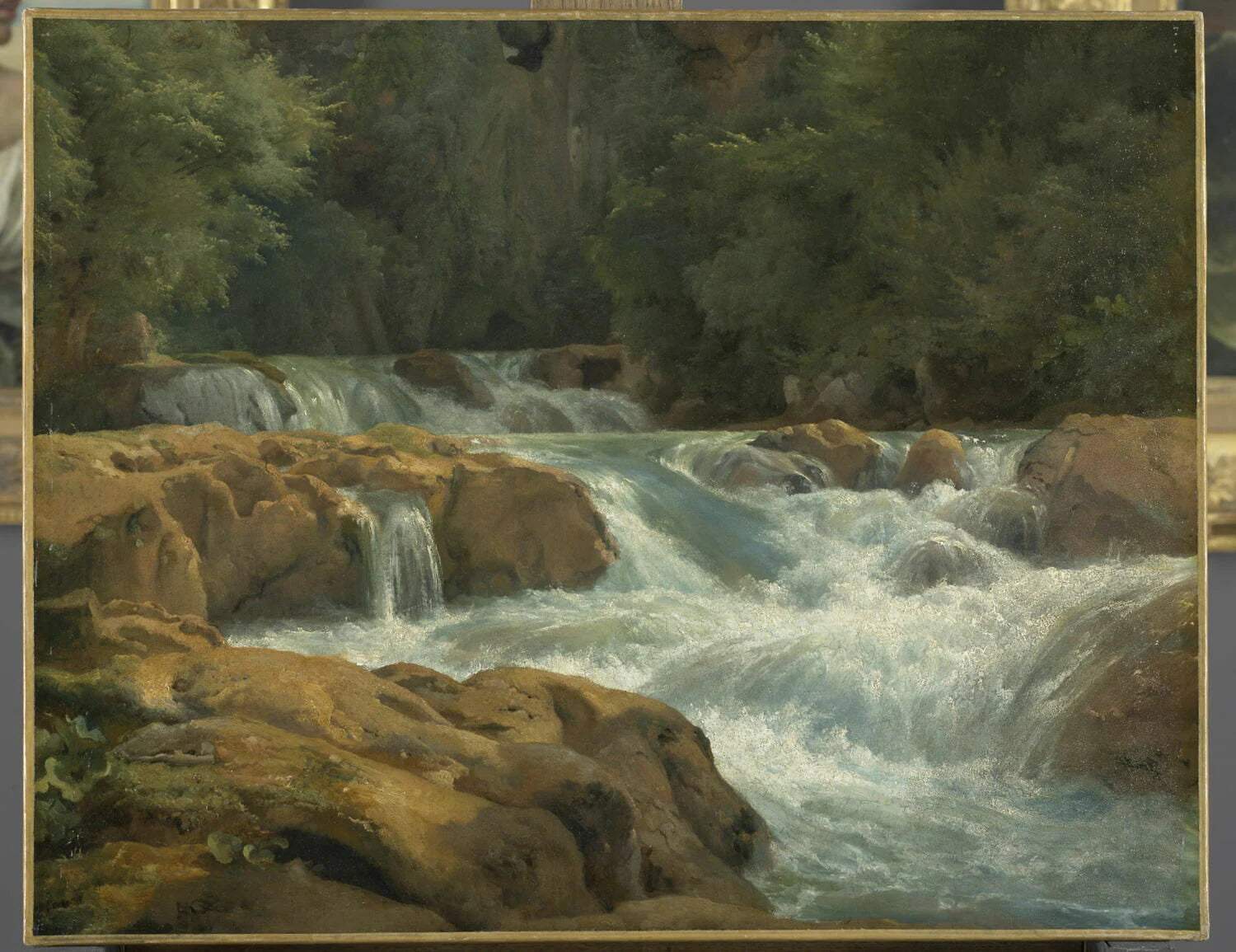 Le torrent (Tivoli) - Achille Etna Michallon