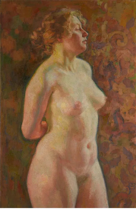 Torse de blonde - Théo van Rysselberghe image 1 reproduction artisanale de tableau