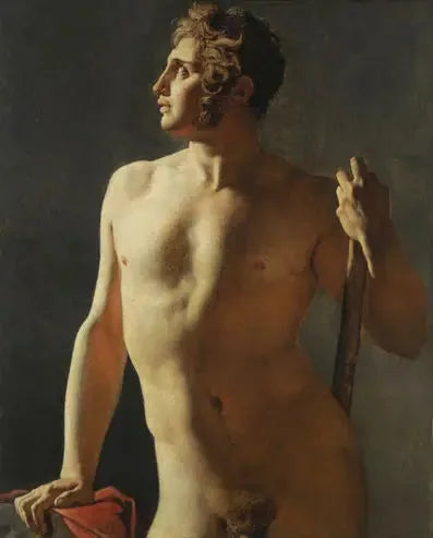 Torse (demi-figure peinte) - Jean-Auguste-Dominique Ingres image 1 reproduction réalisée par Alpha Reproduction