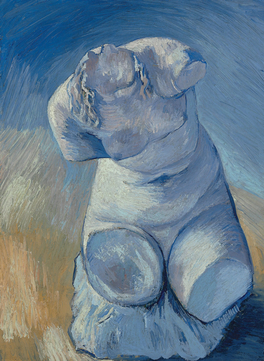 Statuette de plâtre : torse de femme, F216 – Van Gogh