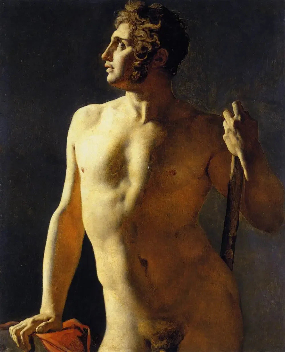 Torse ou demi-figure peinte - Jean-Auguste-Dominique Ingres image 1 copie de tableau peinte à la main