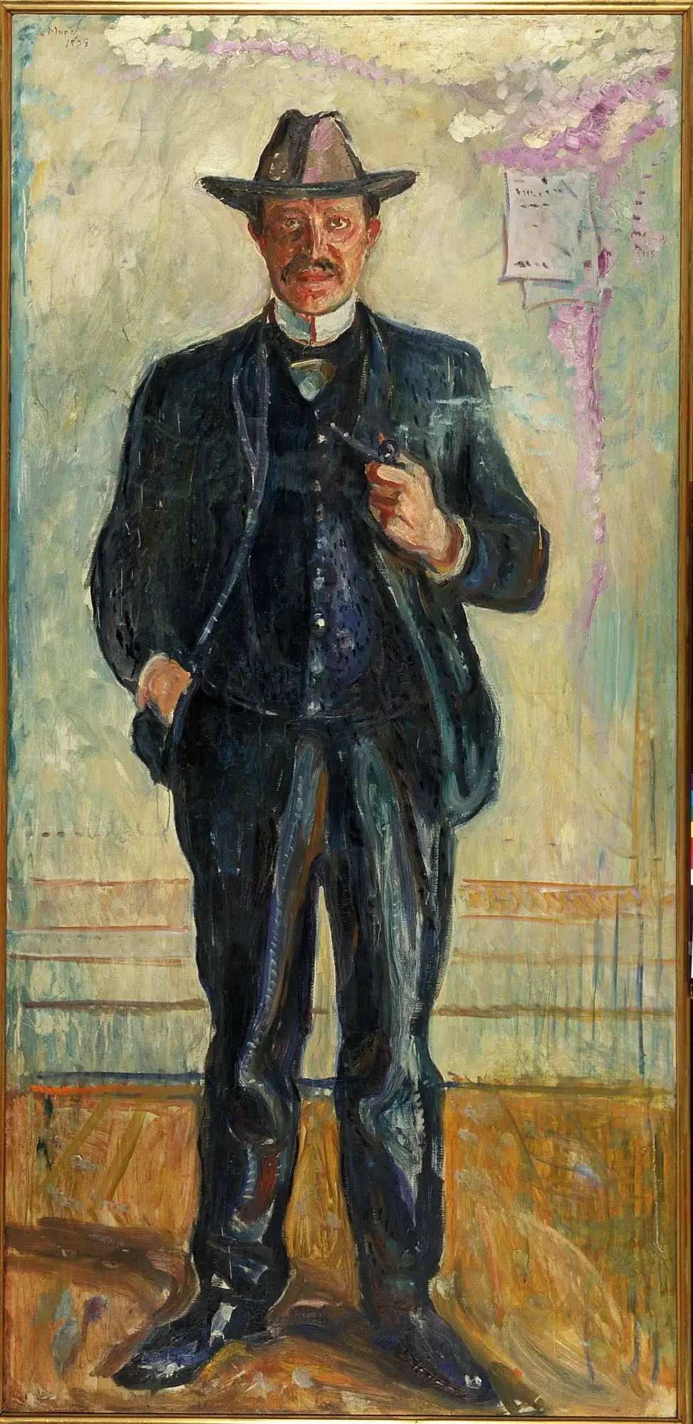 Torvald Stang - Edvard Munch image 1 copie peinte à la main à l’huile