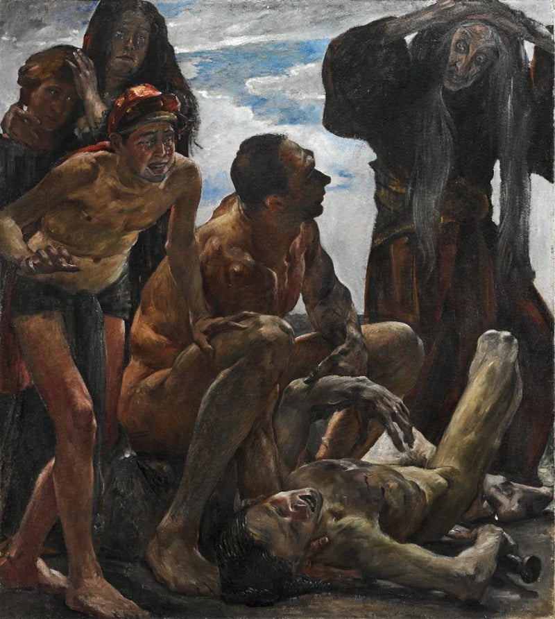 Totenklage - Lovis Corinth