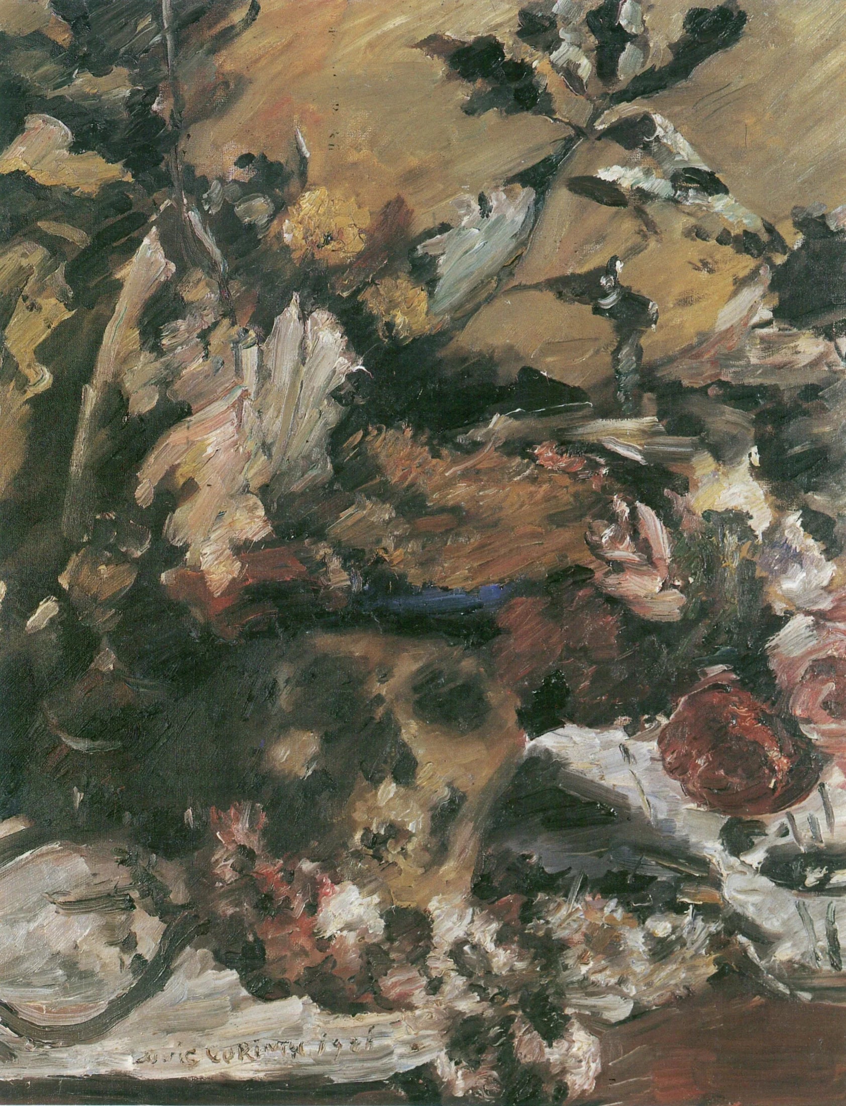 Totenkopf mit Eichenlaub - Lovis Corinth image 1 copie de tableau peinte à la main