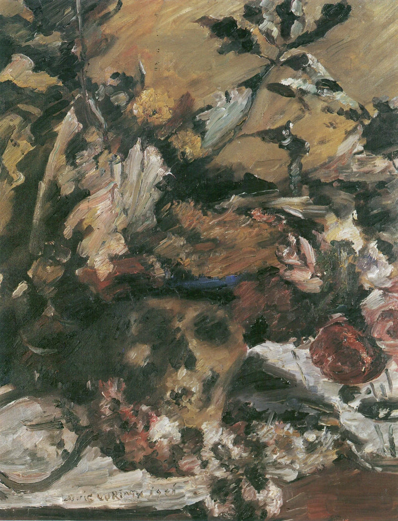 Totenkopf mit Eichenlaub - Lovis Corinth