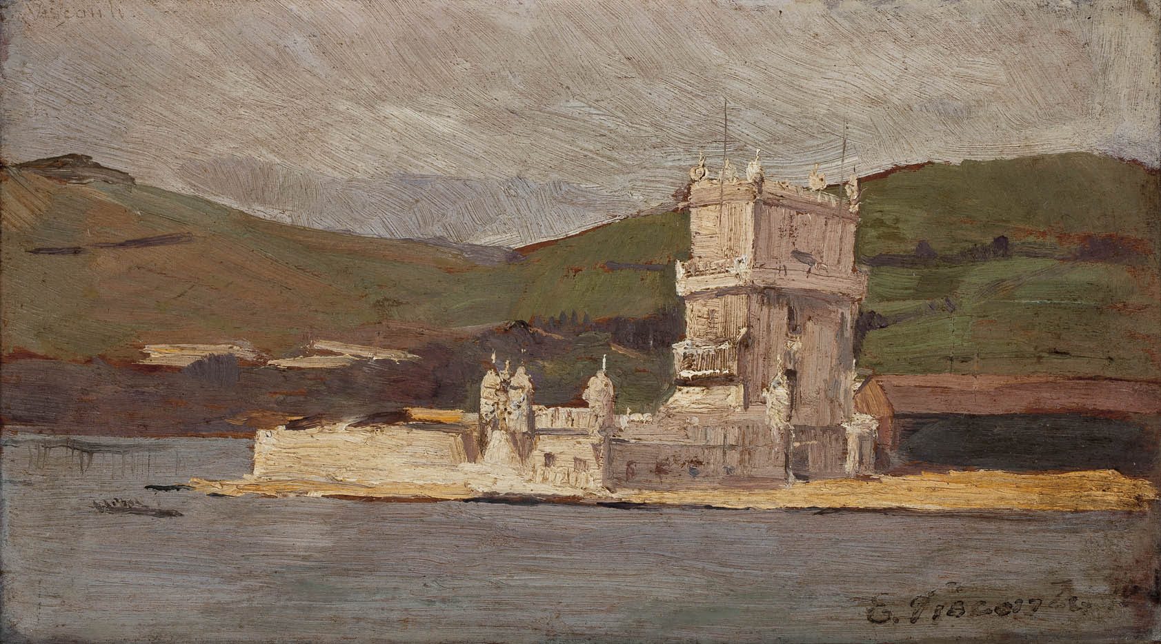 Tour de Belém - Eliseu Visconti image 1 reproduction de peinture à l’huile