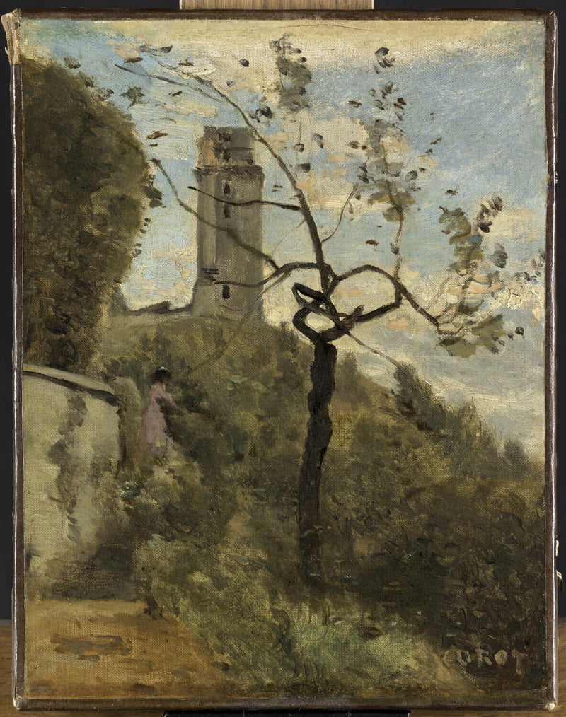 La tour de Montlhéry (Essonne) - Jean-Baptiste Camille Corot