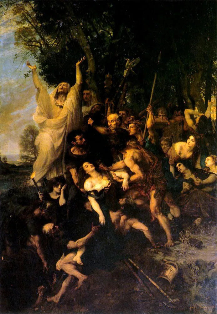 Tourment de Vestale - Paul Baudry image 1 reproduction artisanale de tableau