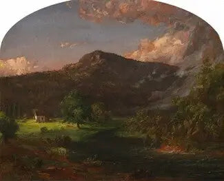 Tourn Mountain, siège social de Washington, comté de Rockland, New York - Jasper Francis Cropsey image 1 tableau peint à l’huile sur toile
