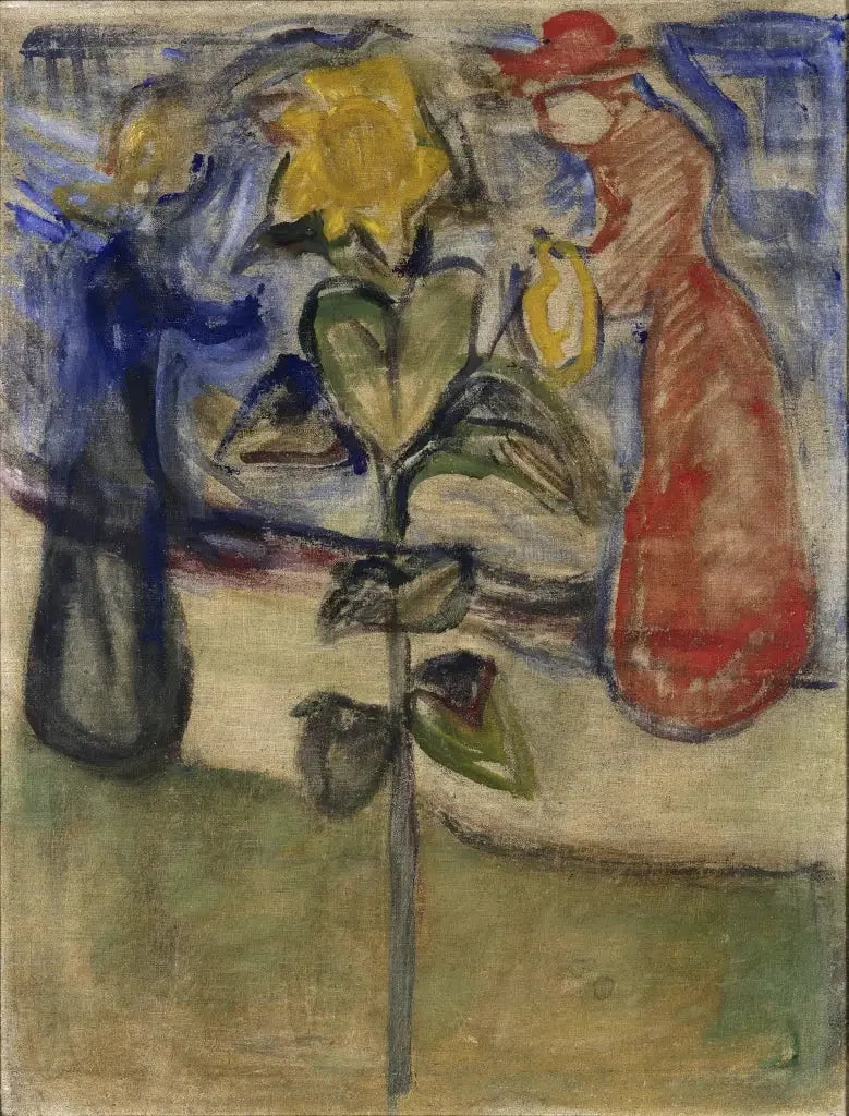 Tournesol (Frise Reinhardt) - Edvard Munch image 1 reproduction de peinture à l’huile