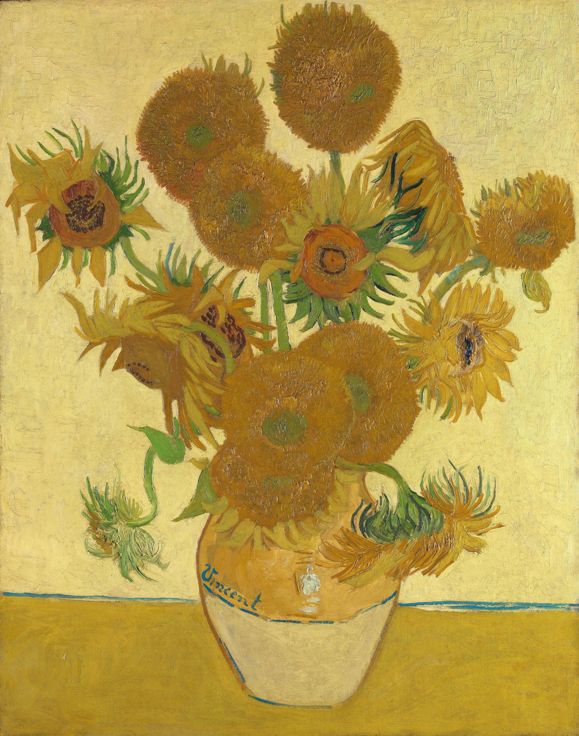 Les Tournesols F454 de Vincent van Gogh, National Gallery de Londres