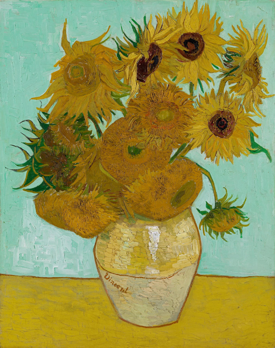Соняшники (Натюрморт: Ваза з дванадцятьма соняшниками) - Vincent van Gogh