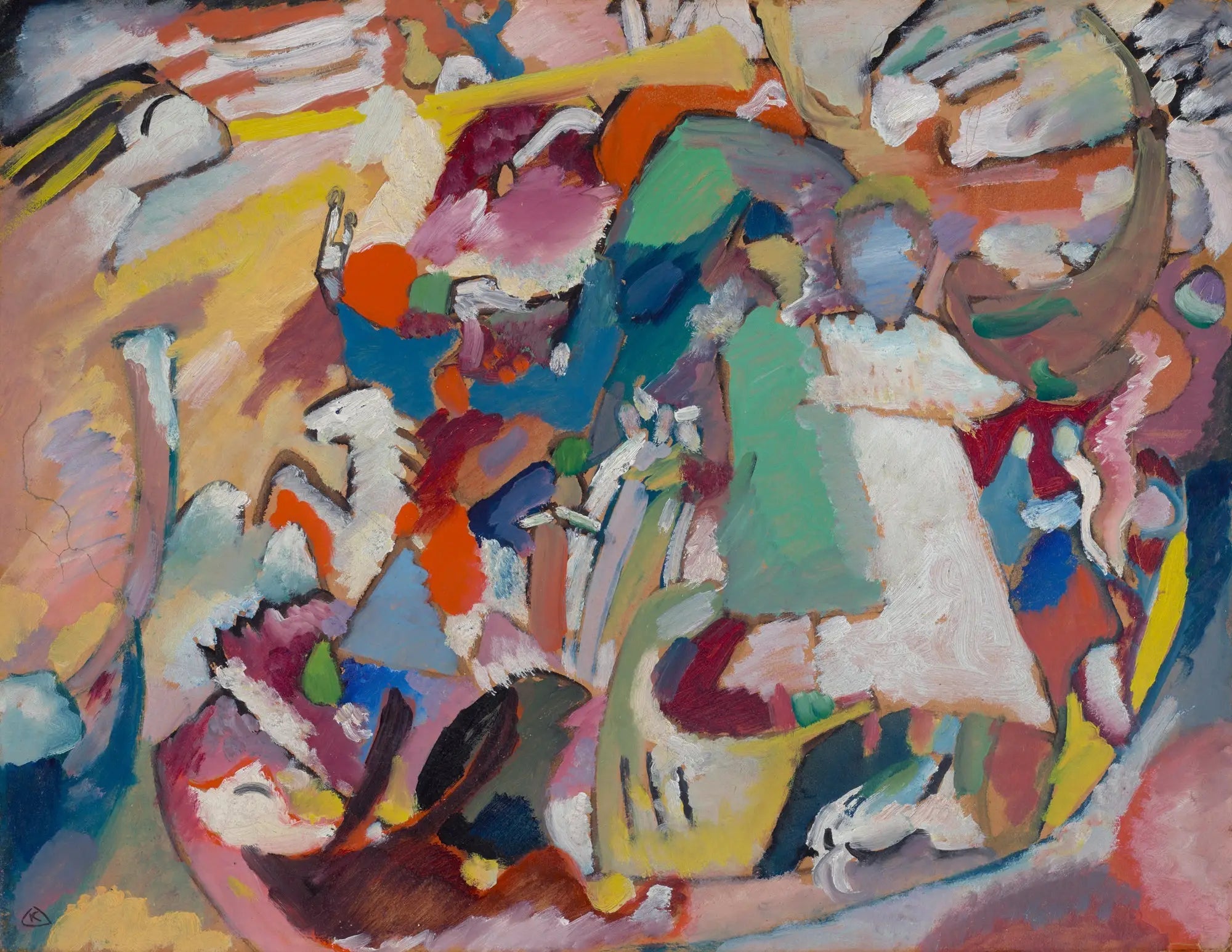 Toussaint I - Vassily Kandinsky image 1 tableau peint à l’huile sur toile