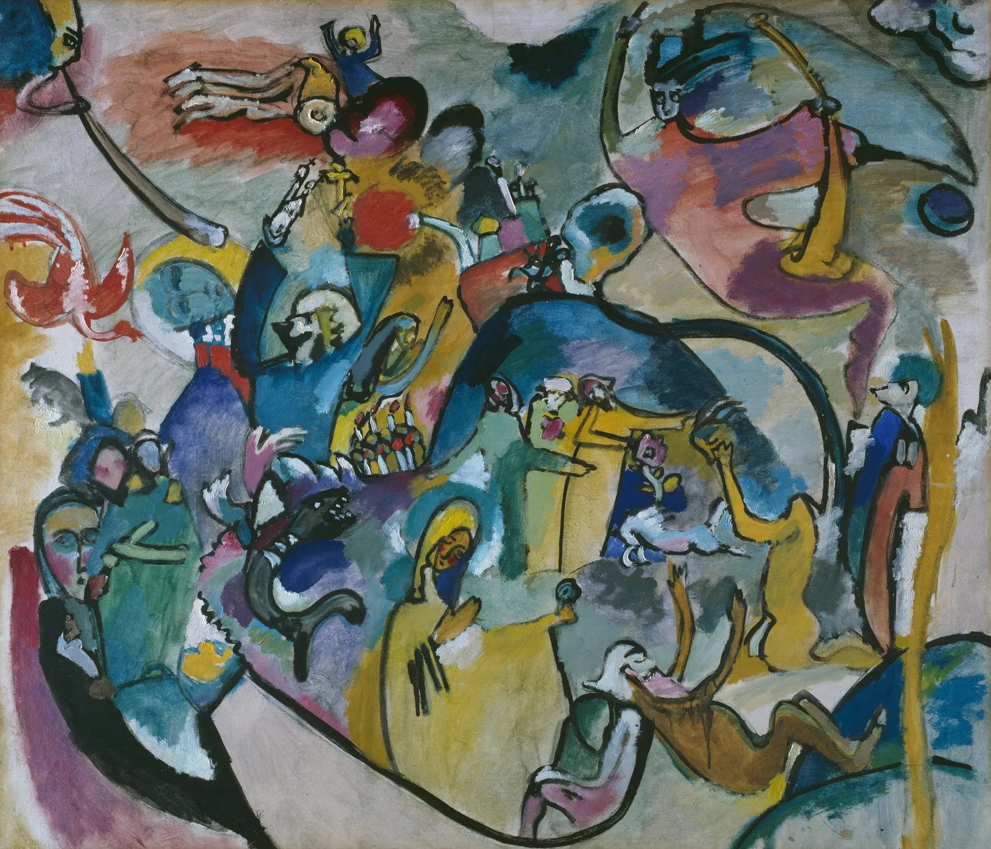 Toussaint II - Vassily Kandinsky image 1 reproduction réalisée par Alpha Reproduction