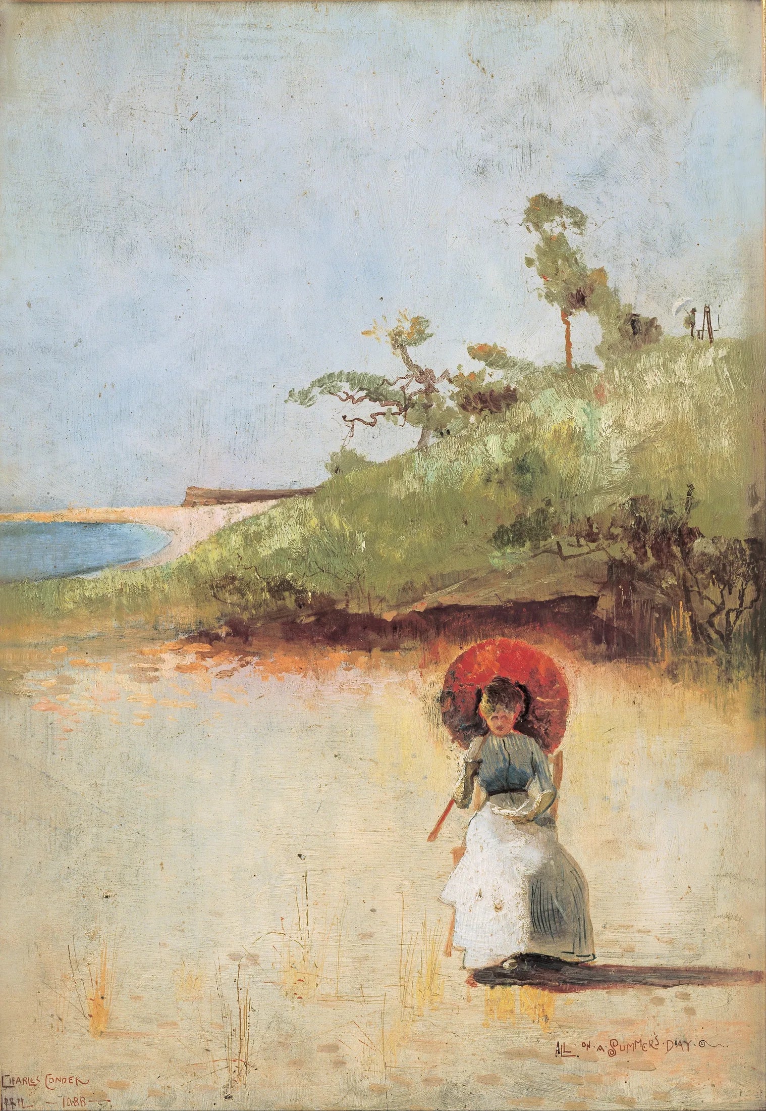 Tout cela par une journée d'été - Charles Conder image 1 reproduction réalisée par Alpha Reproduction