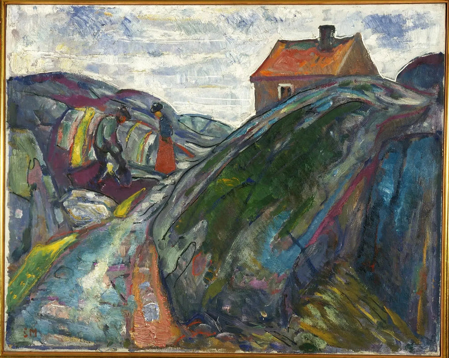 Travail de printemps dans les Skerries - Edvard Munch