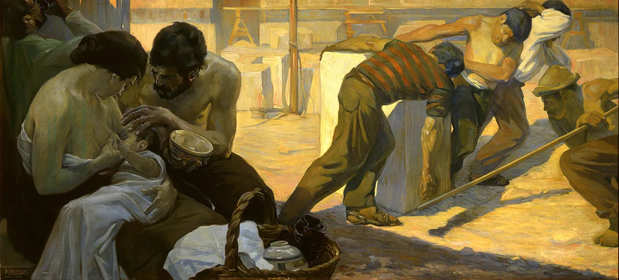Travail - Saturnino Herrán Guinchard image 1 copie peinte à la main à l’huile