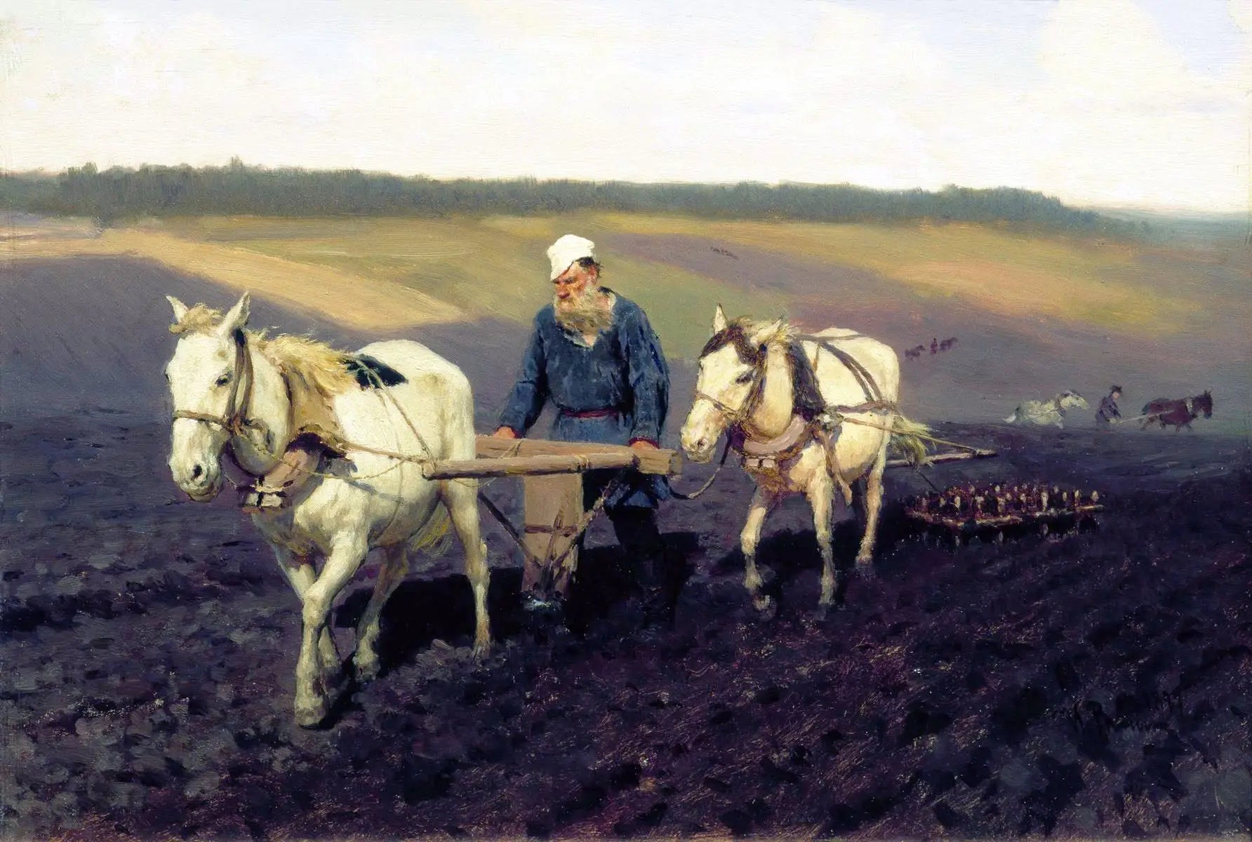 Travailleur. - Ilya Repin image 1 reproduction réalisée par Alpha Reproduction