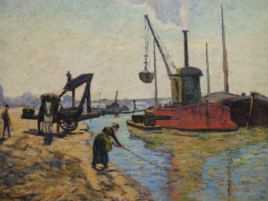 Travaux au Pont National - Armand Guillaumin