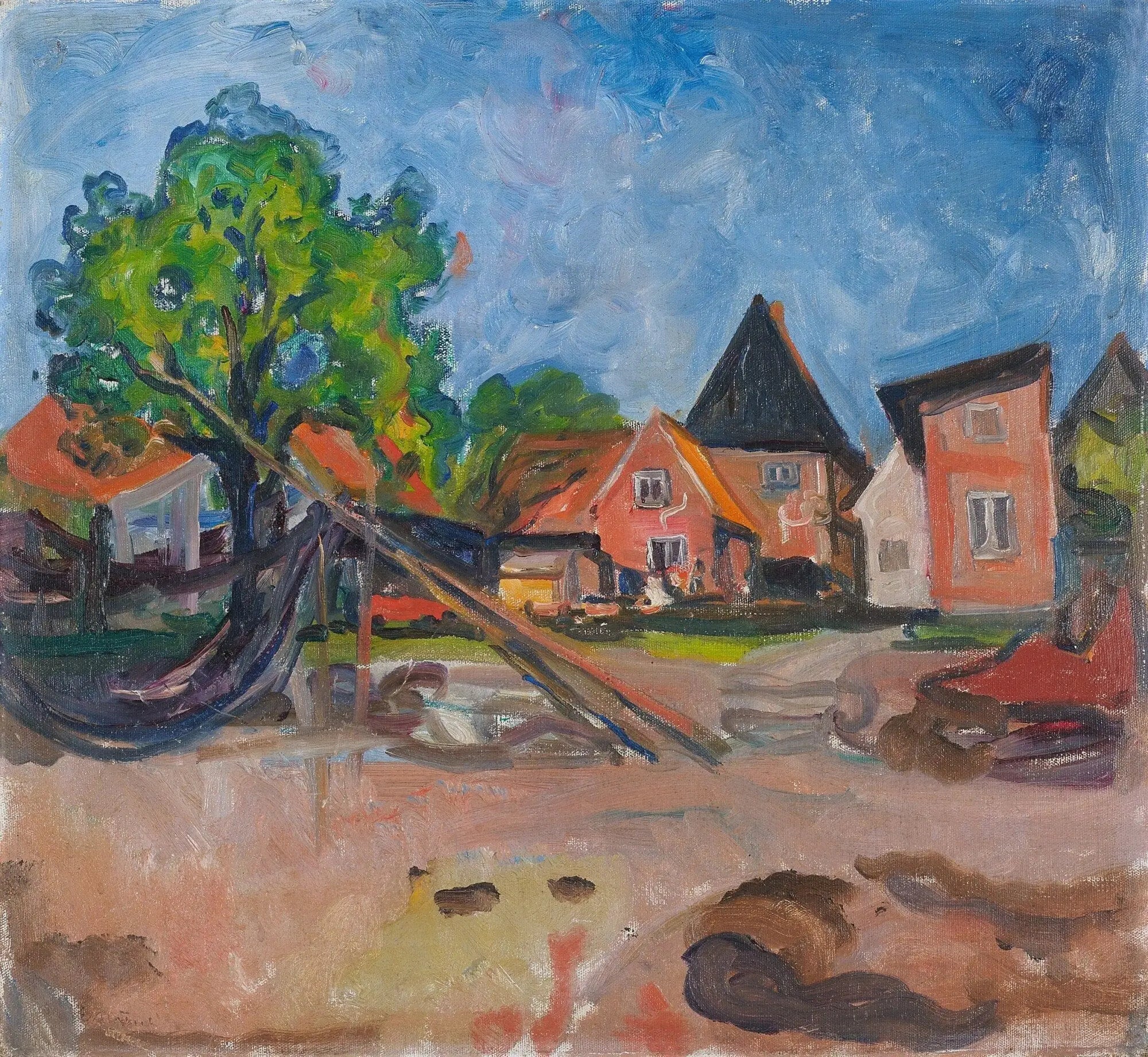 Travemünde - Edvard Munch image 1 reproduction de peinture à l’huile