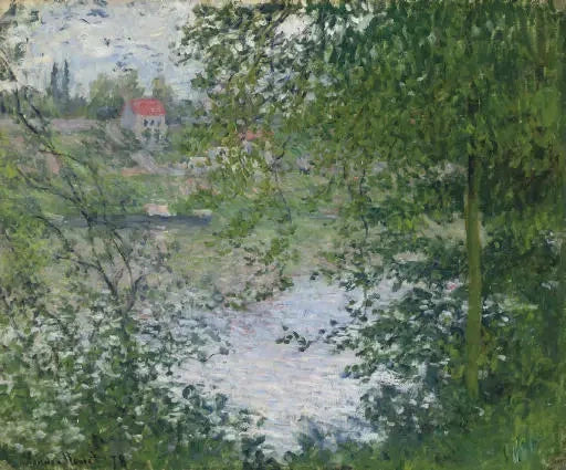 Крізь дерева, острів Гранд-Жатт W458 - Клод Моне