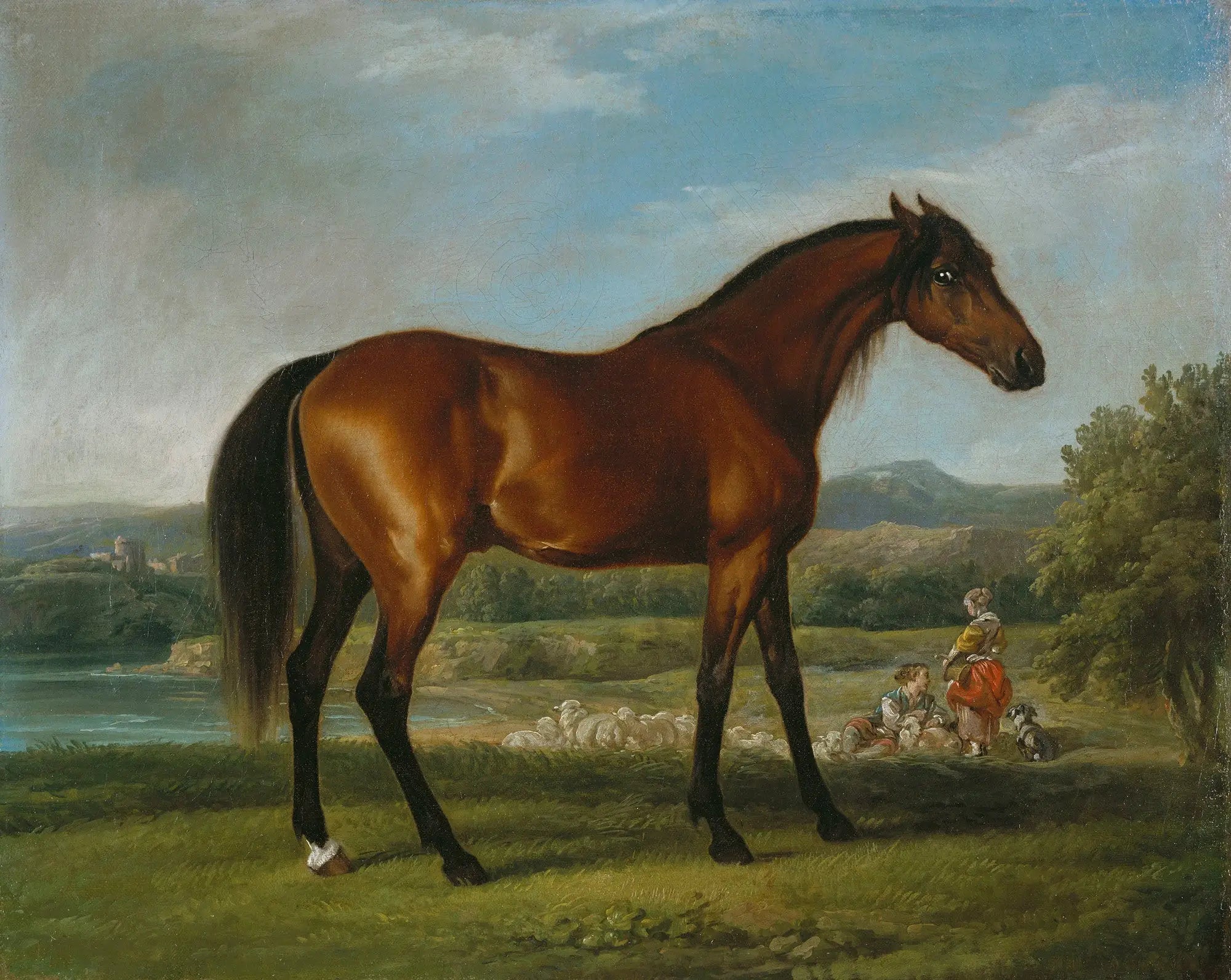 Trémière - George Stubbs image 1 reproduction de peinture à l’huile