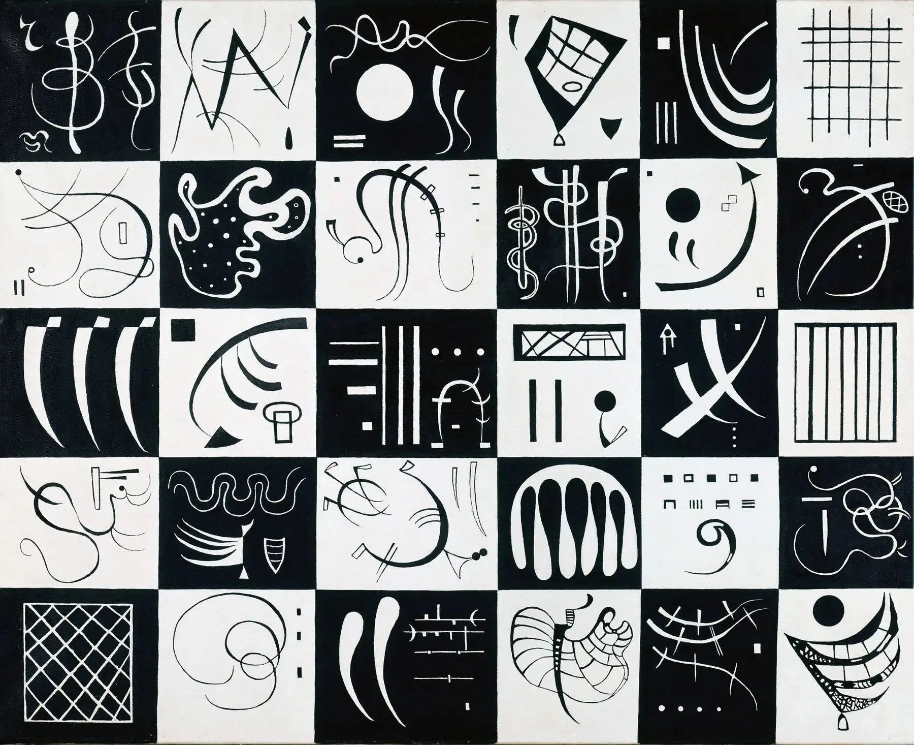 Trente - Vassily Kandinsky image 1 reproduction réalisée par Alpha Reproduction