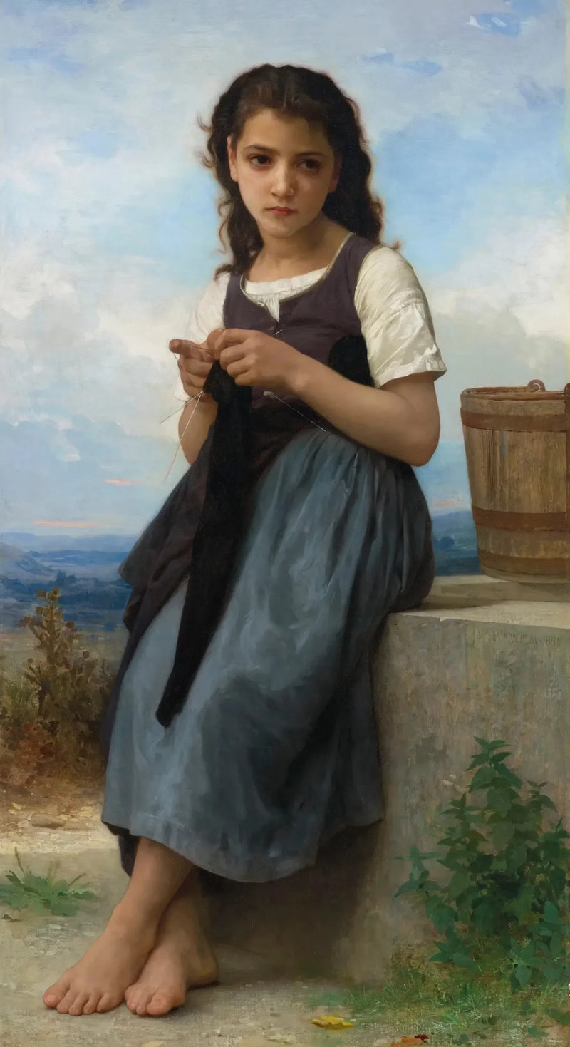 Tricoteuse - Bouguereau