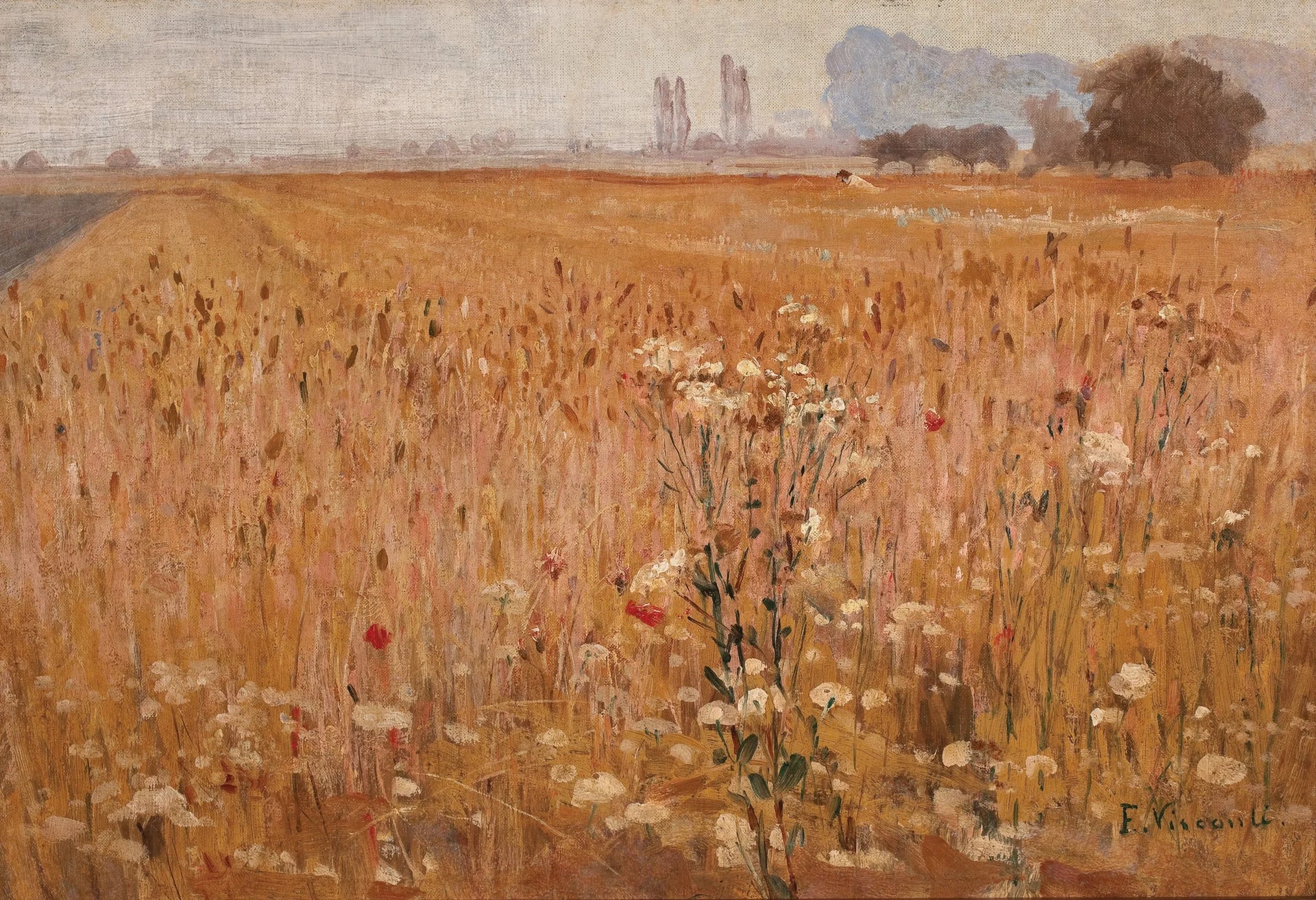 Trigal - Eliseu Visconti image 1 copie peinte à la main à l’huile