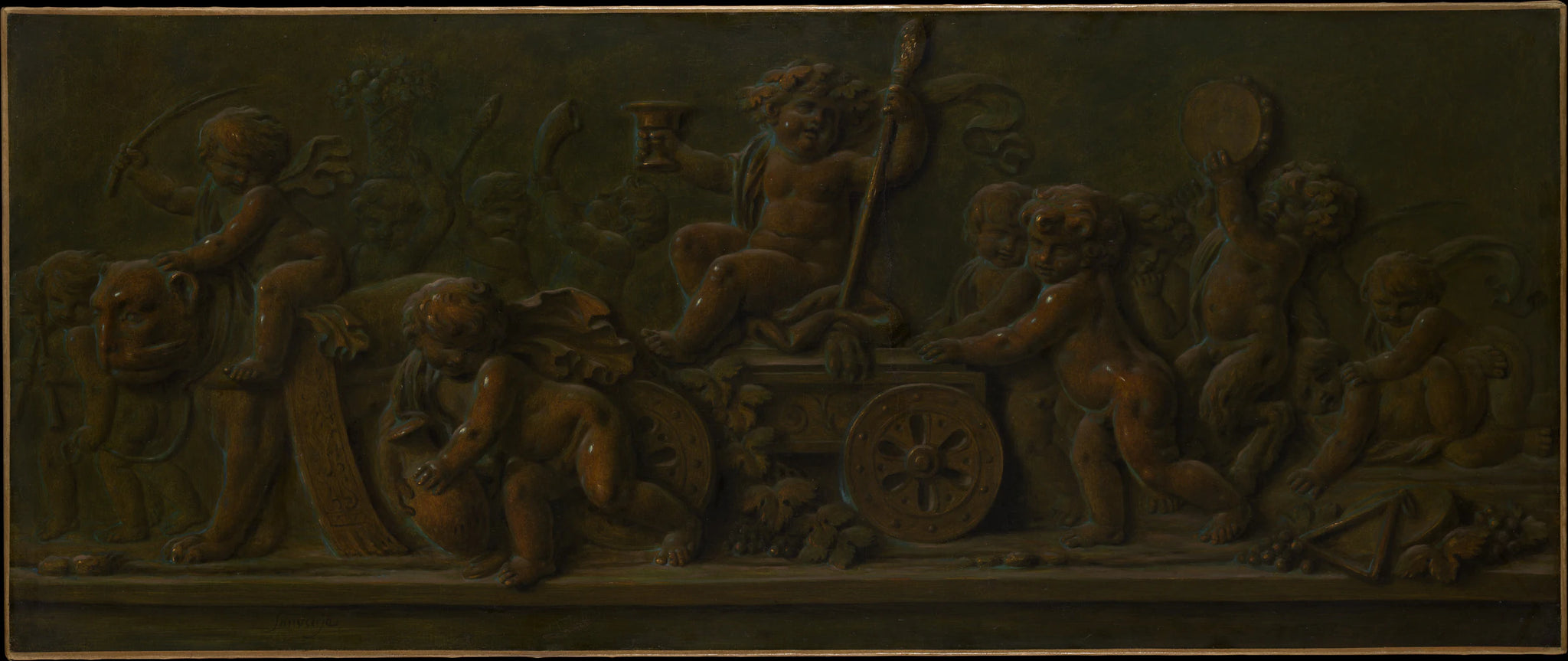 Le Triomphe de Bacchus - Piat Joseph Sauvage
