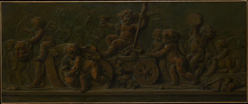 Le Triomphe de Bacchus - Piat Joseph Sauvage