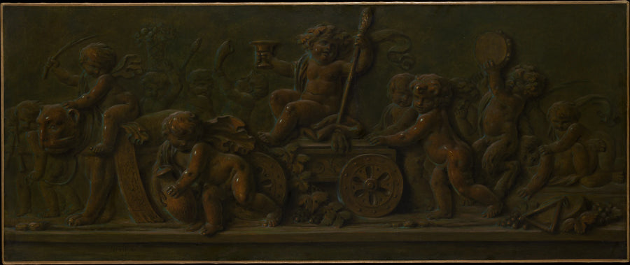 Le Triomphe de Bacchus - Piat Joseph Sauvage