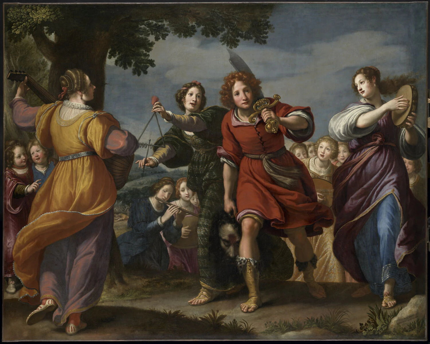 Le Triomphe de David - Matteo Rosselli