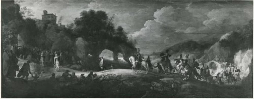 Le triomphe de David sur Goliath - Pieter Brueghel le Jeune|Adriaen van Stalbemt