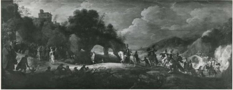 Le triomphe de David sur Goliath - Pieter Brueghel le Jeune|Adriaen van Stalbemt