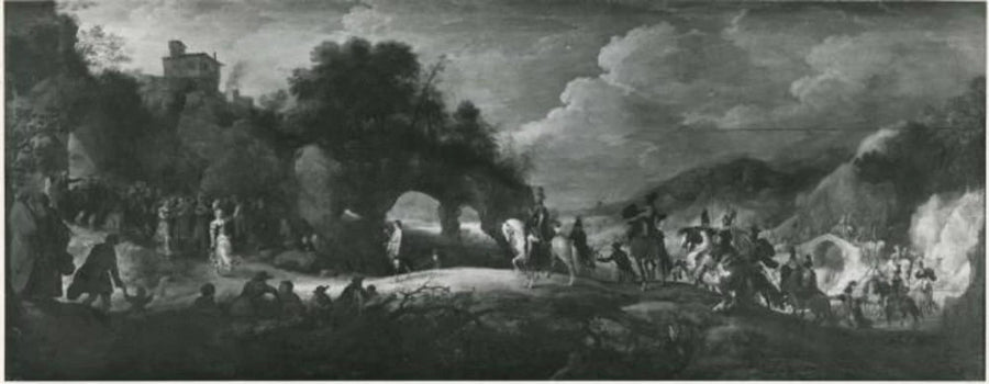 Le triomphe de David sur Goliath - Pieter Brueghel le Jeune|Adriaen van Stalbemt