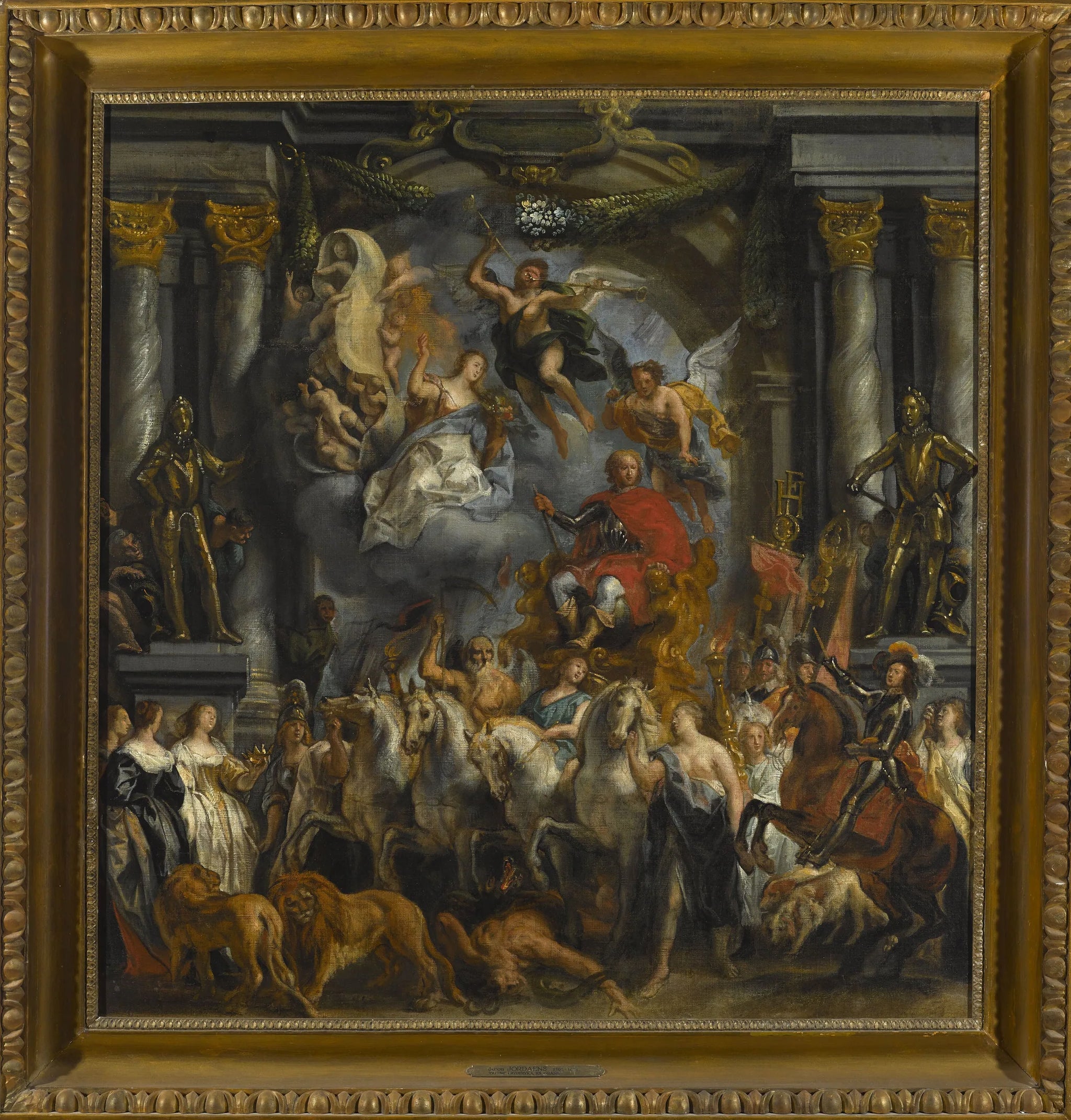 Triomphe du prince Frédéric-Henri d'Orange - Jacob Jordaens image 1 copie peinte à la main à l’huile