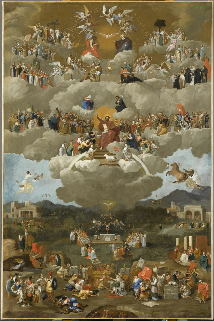Triomphe et révélation du mystère du Saint Sacrement lié à celui de la Trinité - Bertholet Flemalle