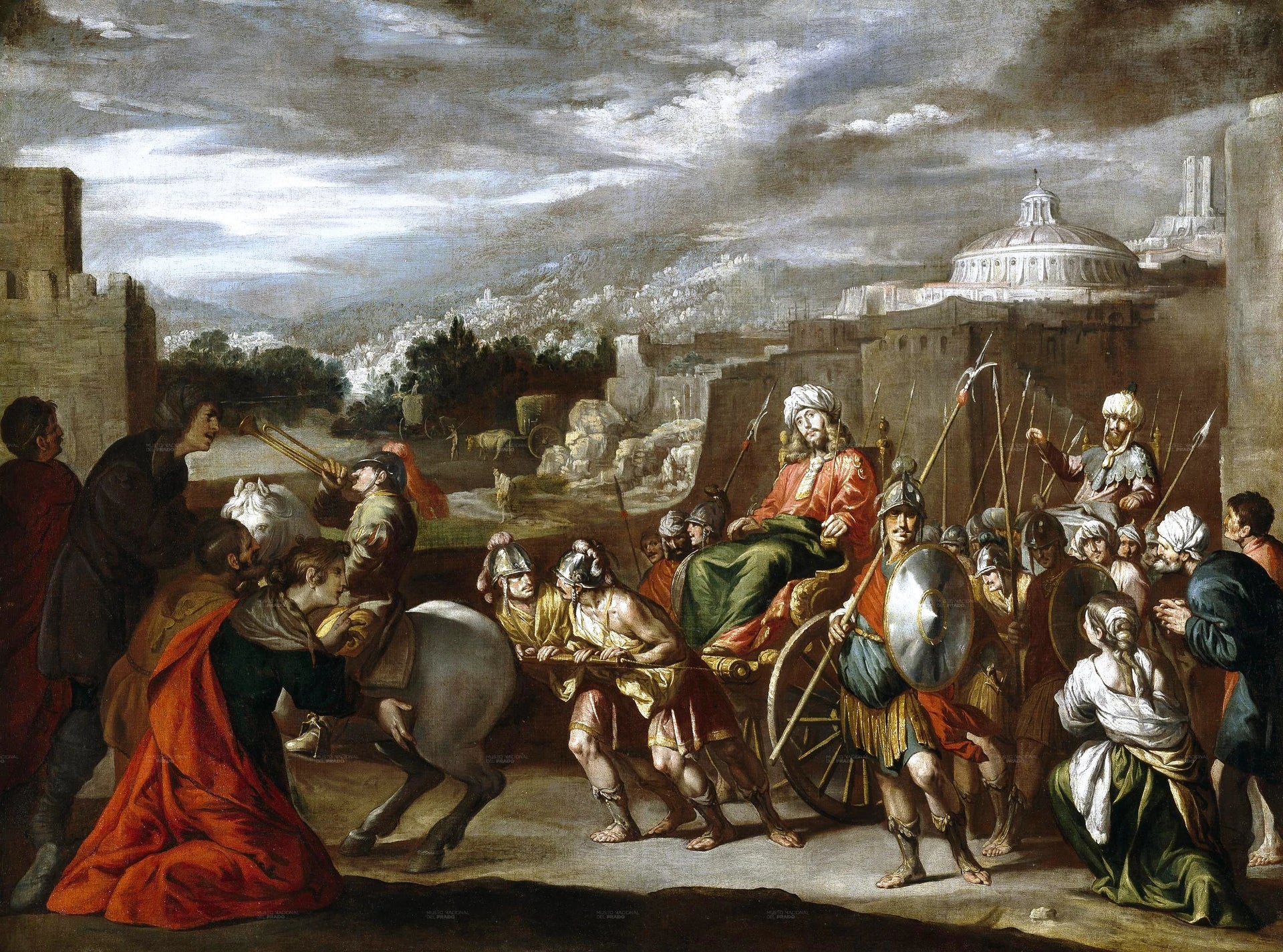 Le triomphe de Joseph en Égypte - Antonio del Castillo y Saavedra