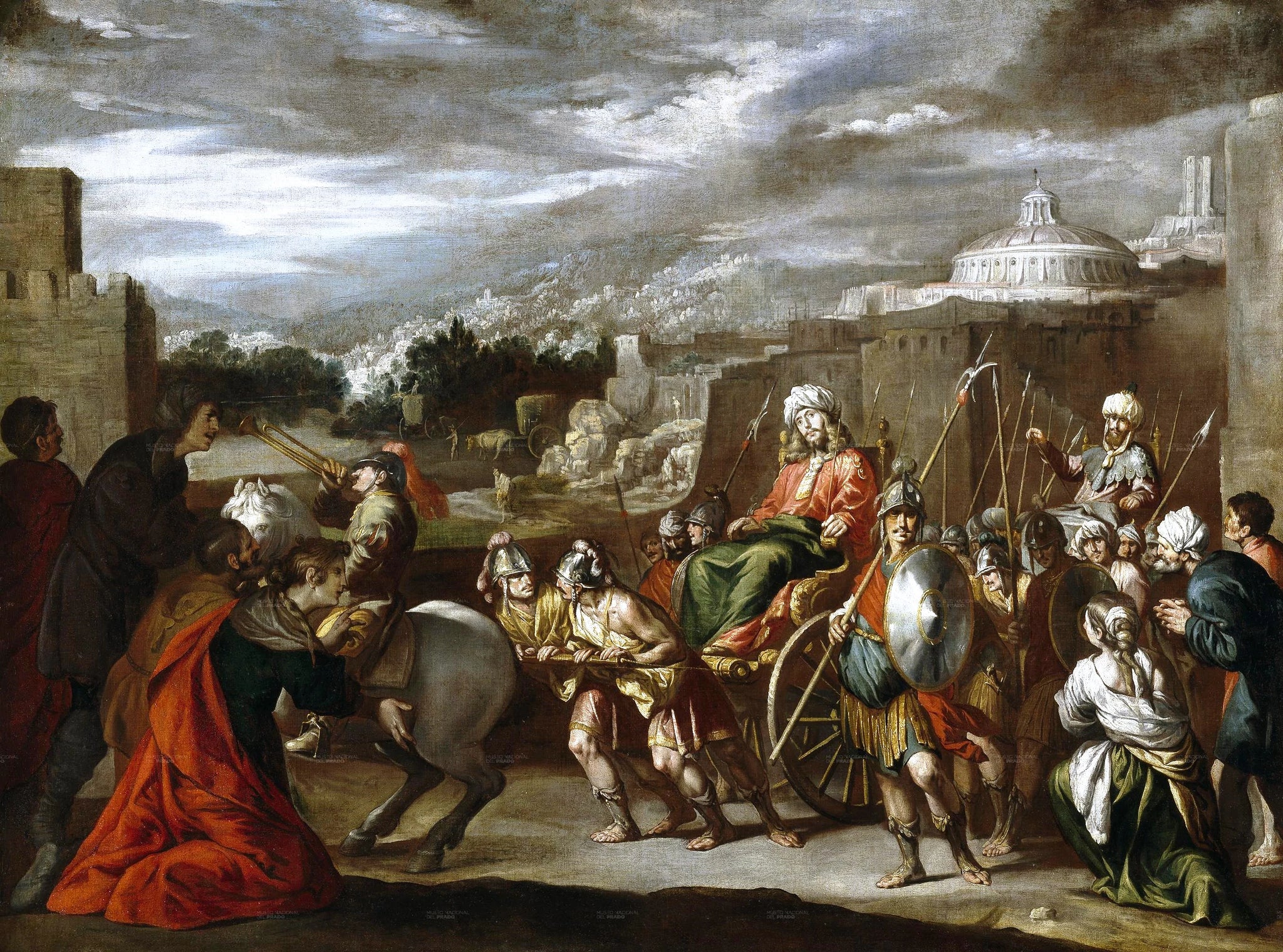 Le triomphe de Joseph en Égypte - Antonio del Castillo y Saavedra