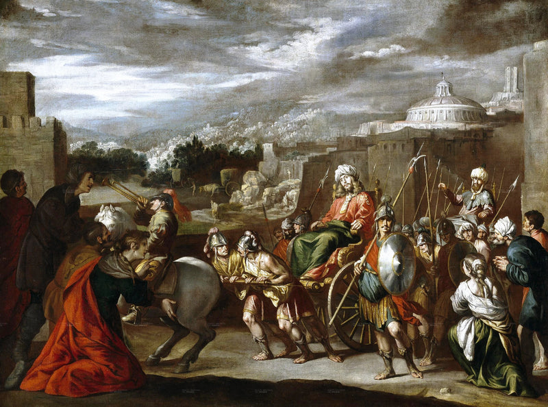 Le triomphe de Joseph en Égypte - Antonio del Castillo y Saavedra