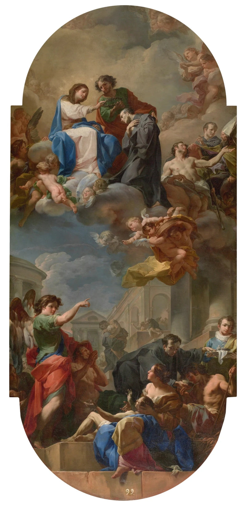 Triomphe de saint Jean de Dieu - Corrado Giaquinto