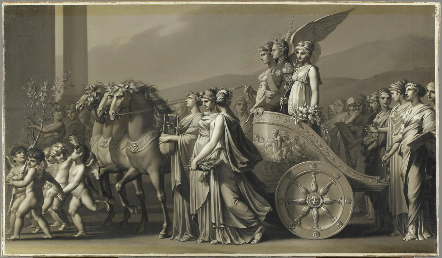 Le triomphe du tsar Alexandre Ier ou La Paix - Louis Léopold Boilly