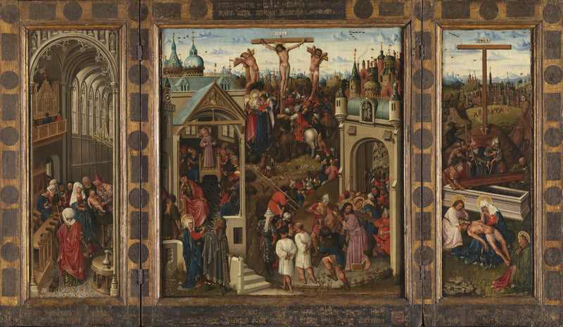 Triptyque avec scènes de la vie du Christ - Maître des Heures Collins